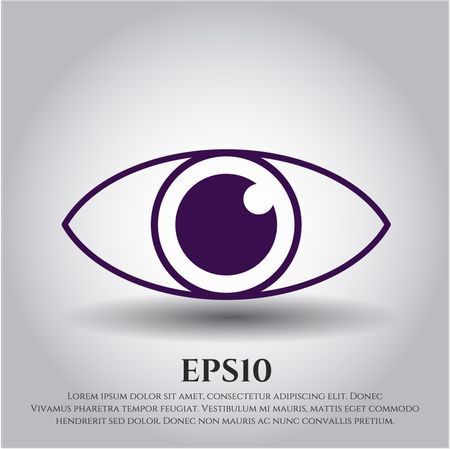 Eye icon vector illustration