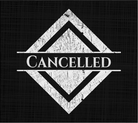 Cancelled chalk emblem