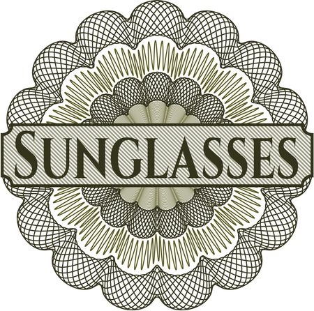 Sunglasses linear rosette