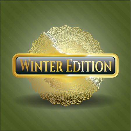 Winter Edition gold shiny badge