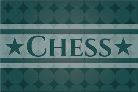 Chess card or banner