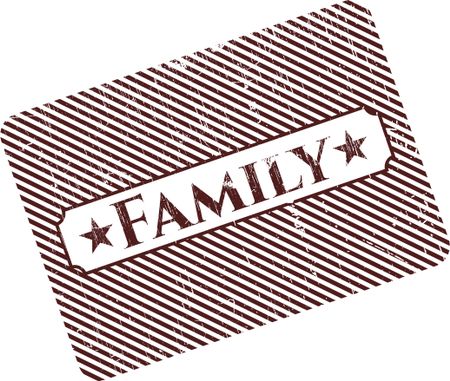 Family rubber stamp