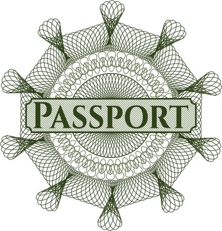 Passport abstract linear rosette