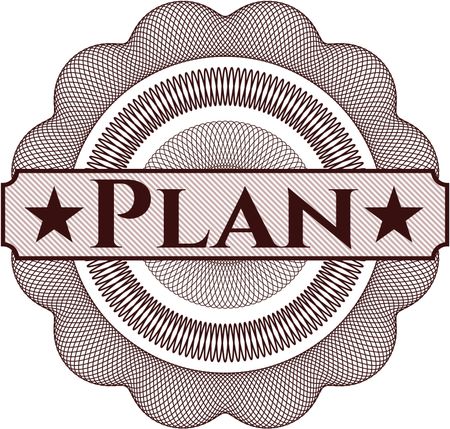 Plan money style rosette