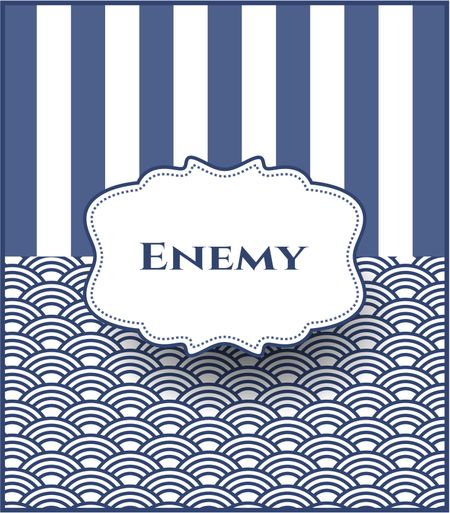 Enemy poster or banner