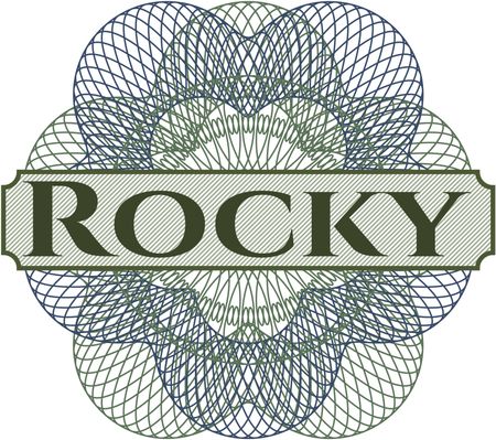 Rocky abstract rosette