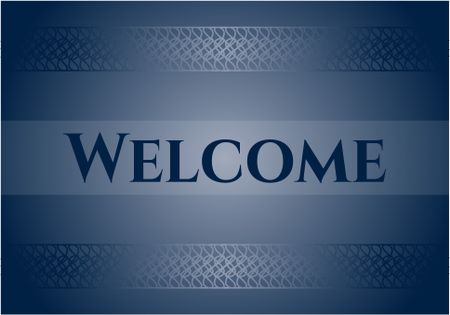 Welcome banner or poster