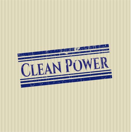 Clean Power rubber grunge seal