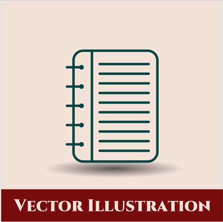 Note Book vector icon