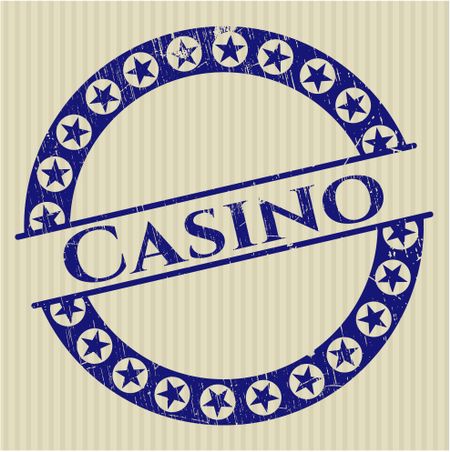 Casino rubber stamp