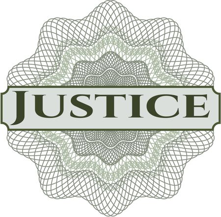 Justice abstract linear rosette
