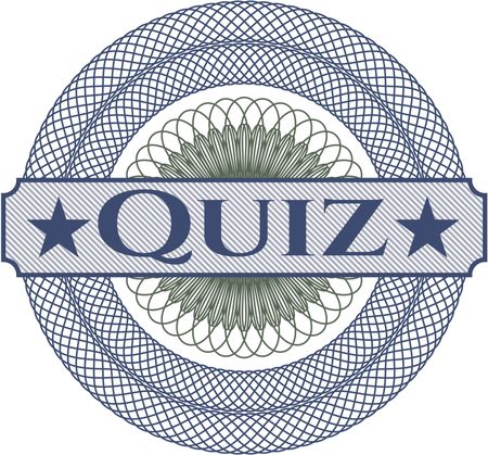 Quiz abstract linear rosette