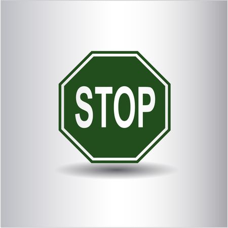 Stop vector symbol
