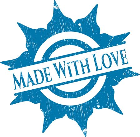 Made With Love rubber stamp