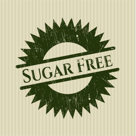 Sugar Free grunge stamp