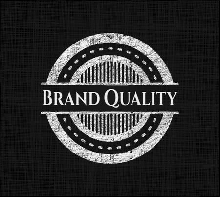 Brand Quality chalk emblem