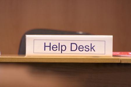 help desk sign