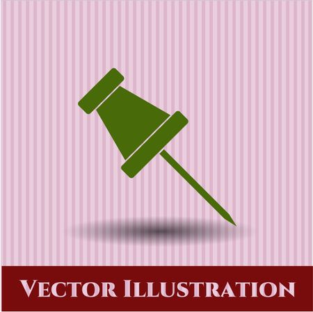 Paper Pin vector symbol