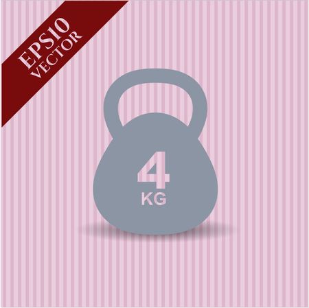 4Kg Kettlebell symbol