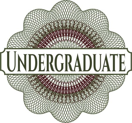 Undergraduate money style rosette