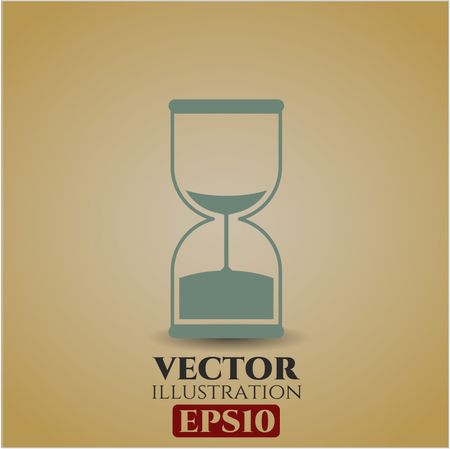 Sand Clock icon vector illustration