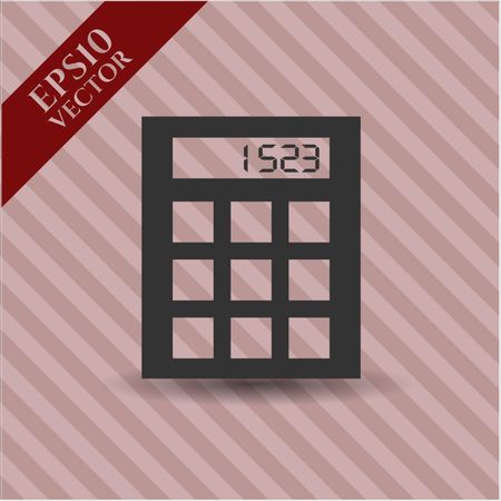 Calculator vector icon or symbol