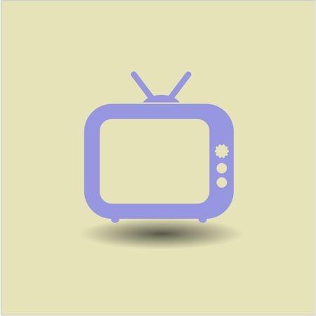 Old TV (Television) symbol