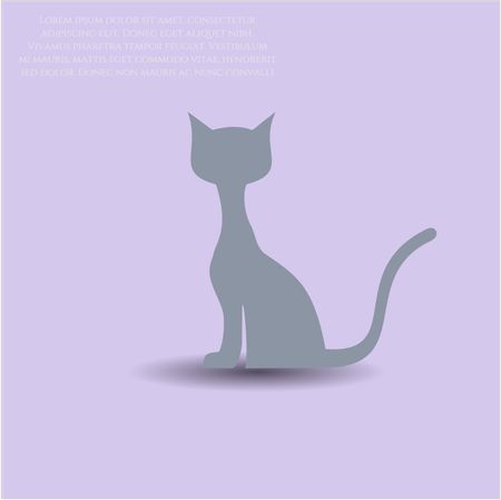 Cat vector icon