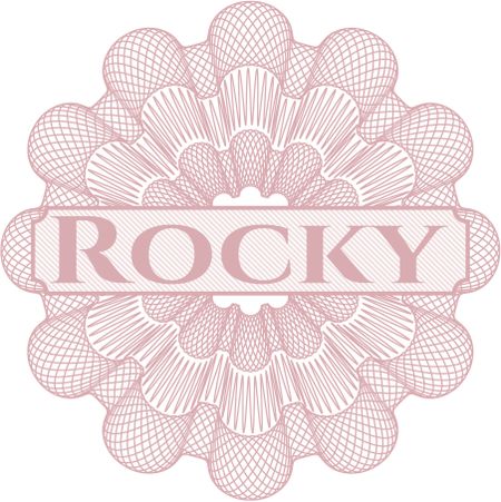 Rocky money style rosette