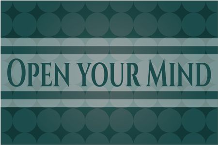 Open your Mind card with nice design