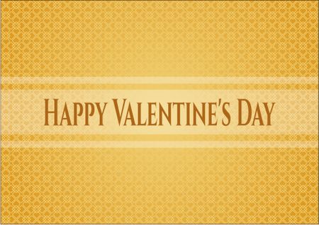 Happy Valentine's Day card with nice design