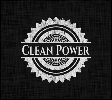Clean Power chalk emblem