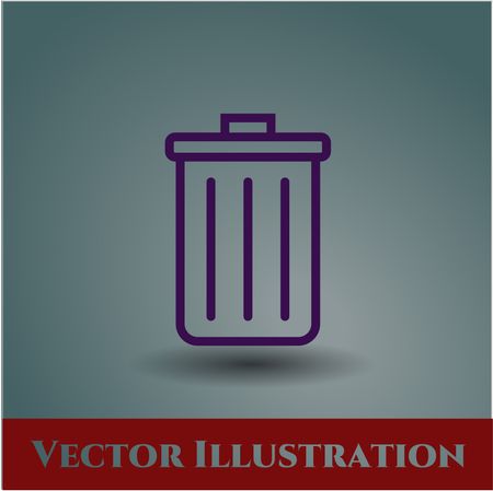 Trash Can vector symbol