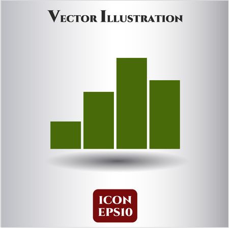 Chart icon vector illustration