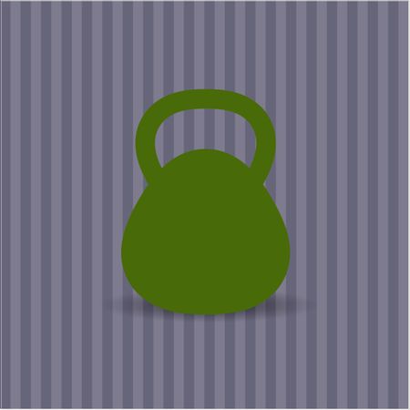 Kettlebell vector symbol