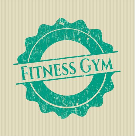 Fitness Gym rubber grunge stamp