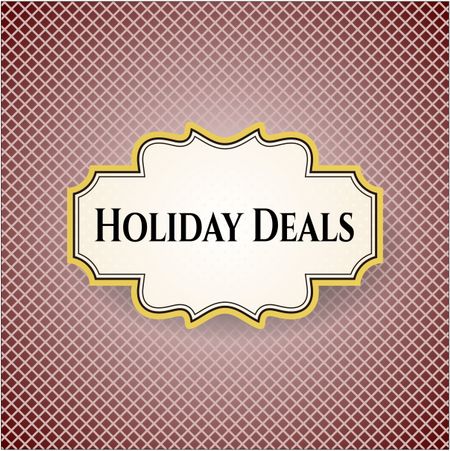 Holiday Deals poster or card