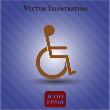 Disabled vector icon or symbol