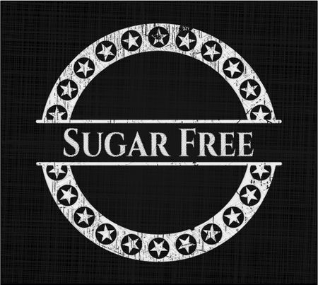 Sugar Free chalkboard emblem