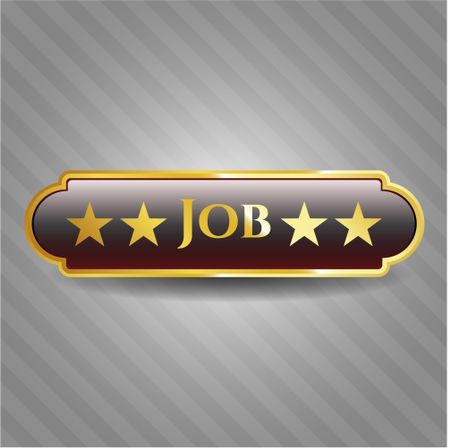 Job golden emblem