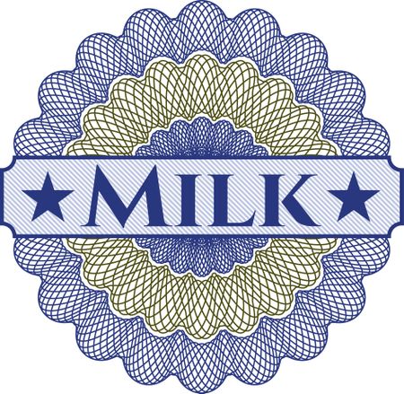 Milk linear rosette