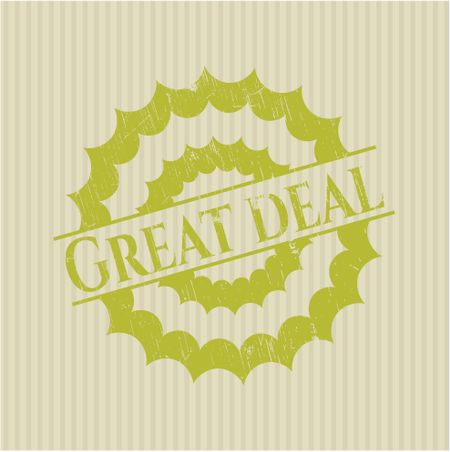 Great Deal grunge stamp