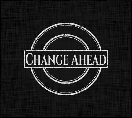 Change Ahead chalkboard emblem