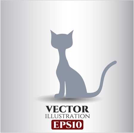 Cat vector icon