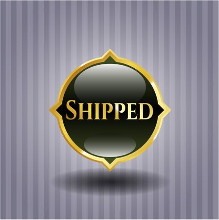 Shipped gold emblem