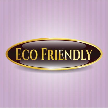 Eco Friendly shiny emblem