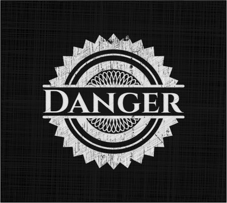 Danger chalk emblem