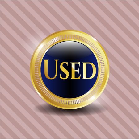 Used golden badge