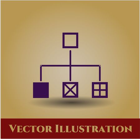 Flowchart vector symbol