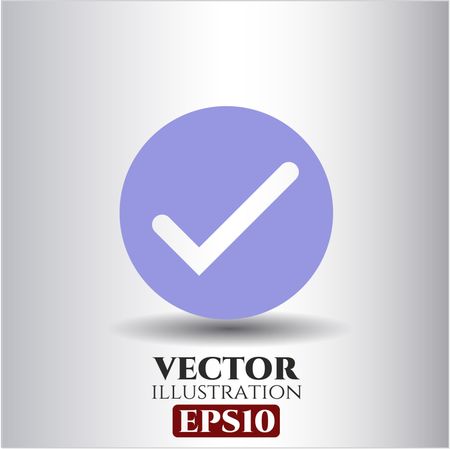 Tick vector icon